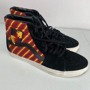 Vans Harry Potter Gryffindor High Top Suede Skateboard Shoe Size Men 12